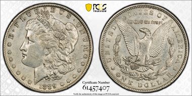 1889 $1 AU55