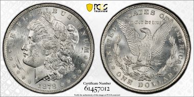 1878 8TF $1 MS62