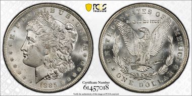 1885-O $1 MS65