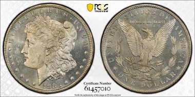 1883-O $1 MS63PL