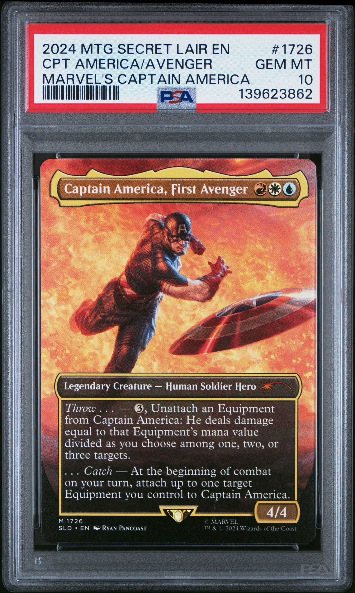 2024 MTG Magic: The Gathering #1726 Captain America front