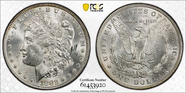 1882 $1 MS62