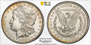 1885 $1 MS65