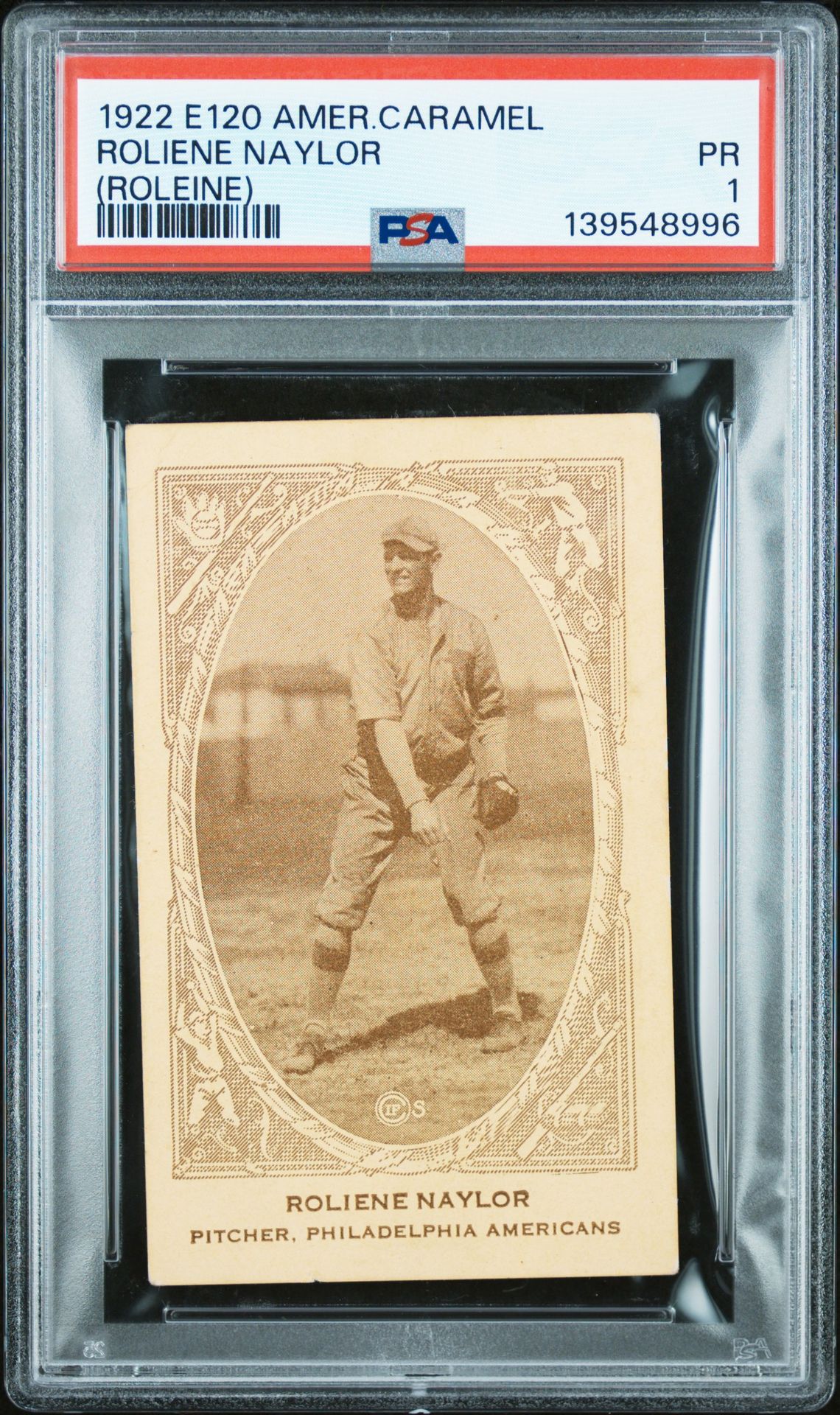 1922 E120 American Caramel Roliene Naylor front