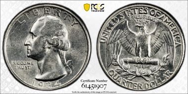1934 25C Medium Motto N1