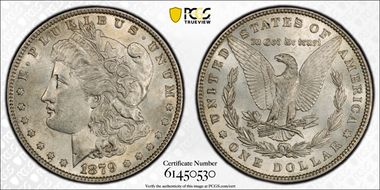 1879 $1 AU58