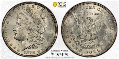 1878 7TF $1 Reverse of 1878 N1