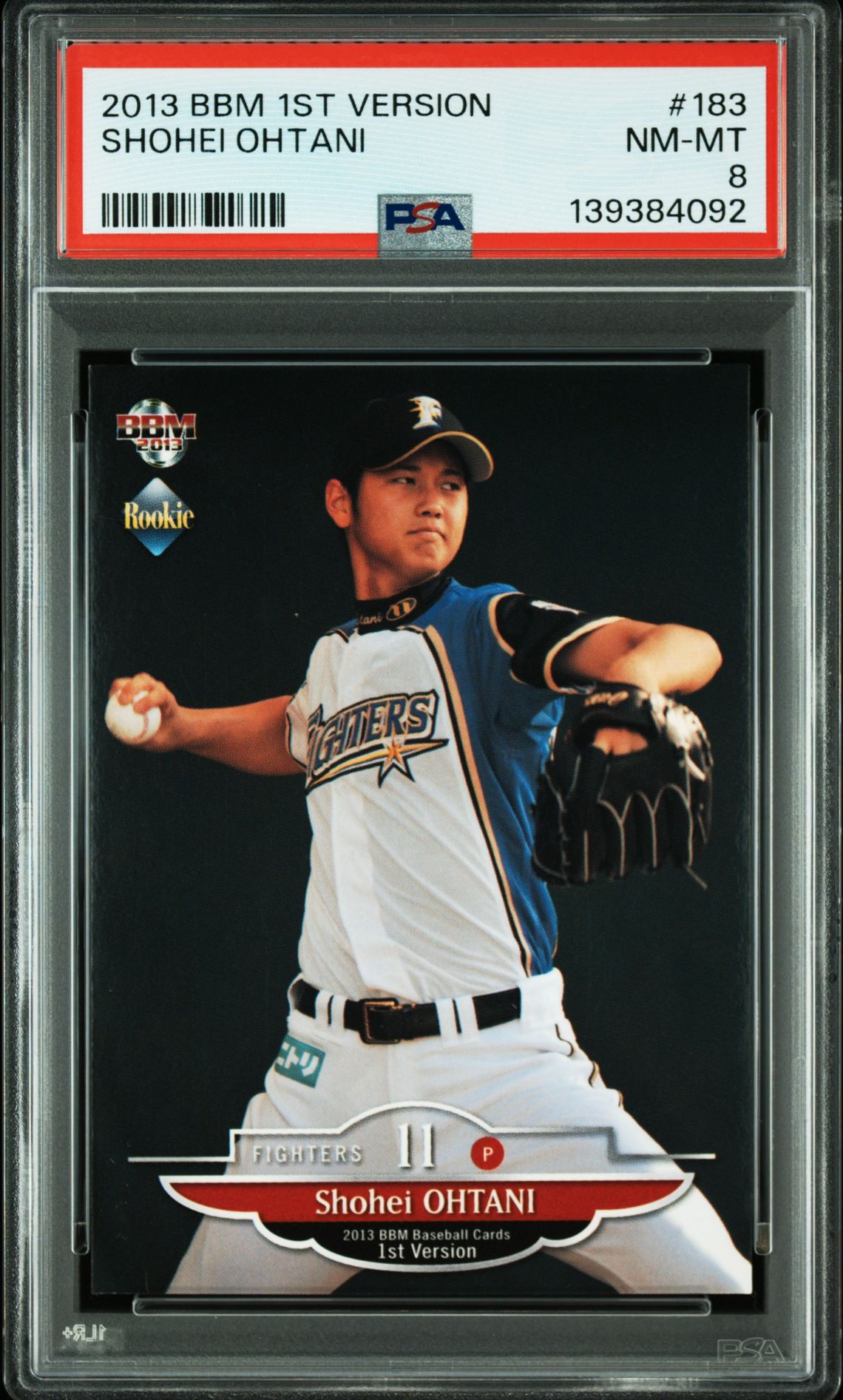 2013 BBM #208 Shohei Ohtani front
