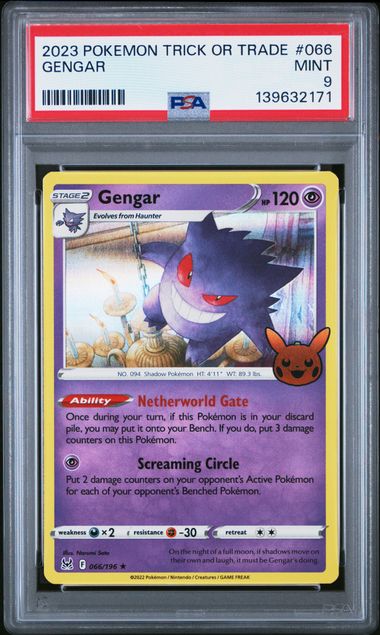 2023 Pokemon Holo #066 Gengar front