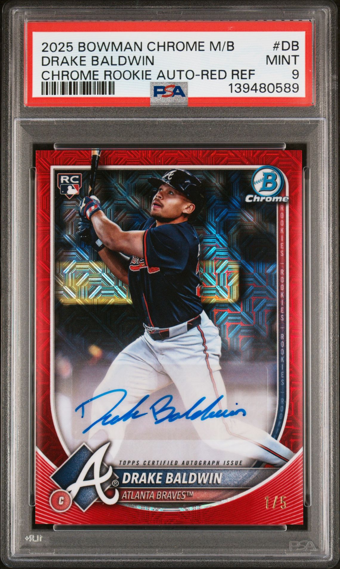 2025 Bowman Bowman Chrome Mojo #CRA-DB Drake Baldwin front