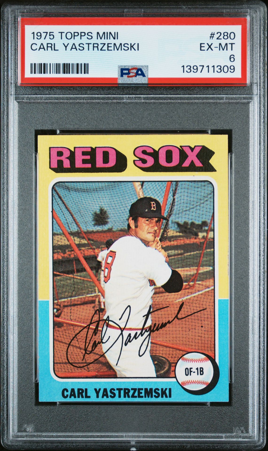 1975 Topps TOPPS MINI #280 Carl Yastrzemski front