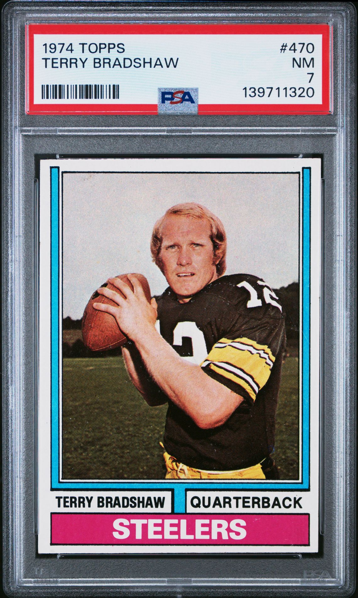 1974 Topps TOPPS #470 Terry Bradshaw front