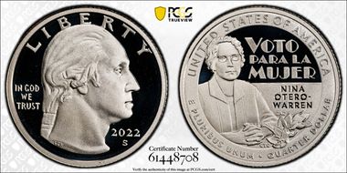 2022-S 25C Nina Otero-Warren-Silver PR69DCAM