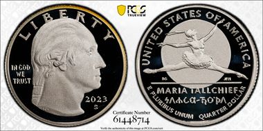 2023-S 25C Maria Tallchief-Silver PR69DCAM