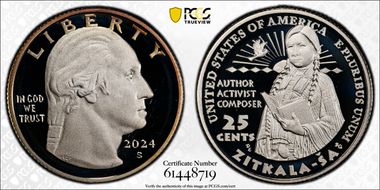 2024-S 25C Zitkala-Ša Silver PR69DCAM