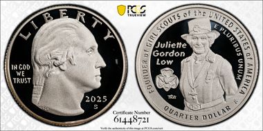 2025-S 25C Juliette Gordon Low Silver PR69DCAM
