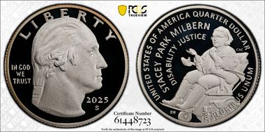 2025-S 25C Stacey Park Milbern Silver PR70DCAM
