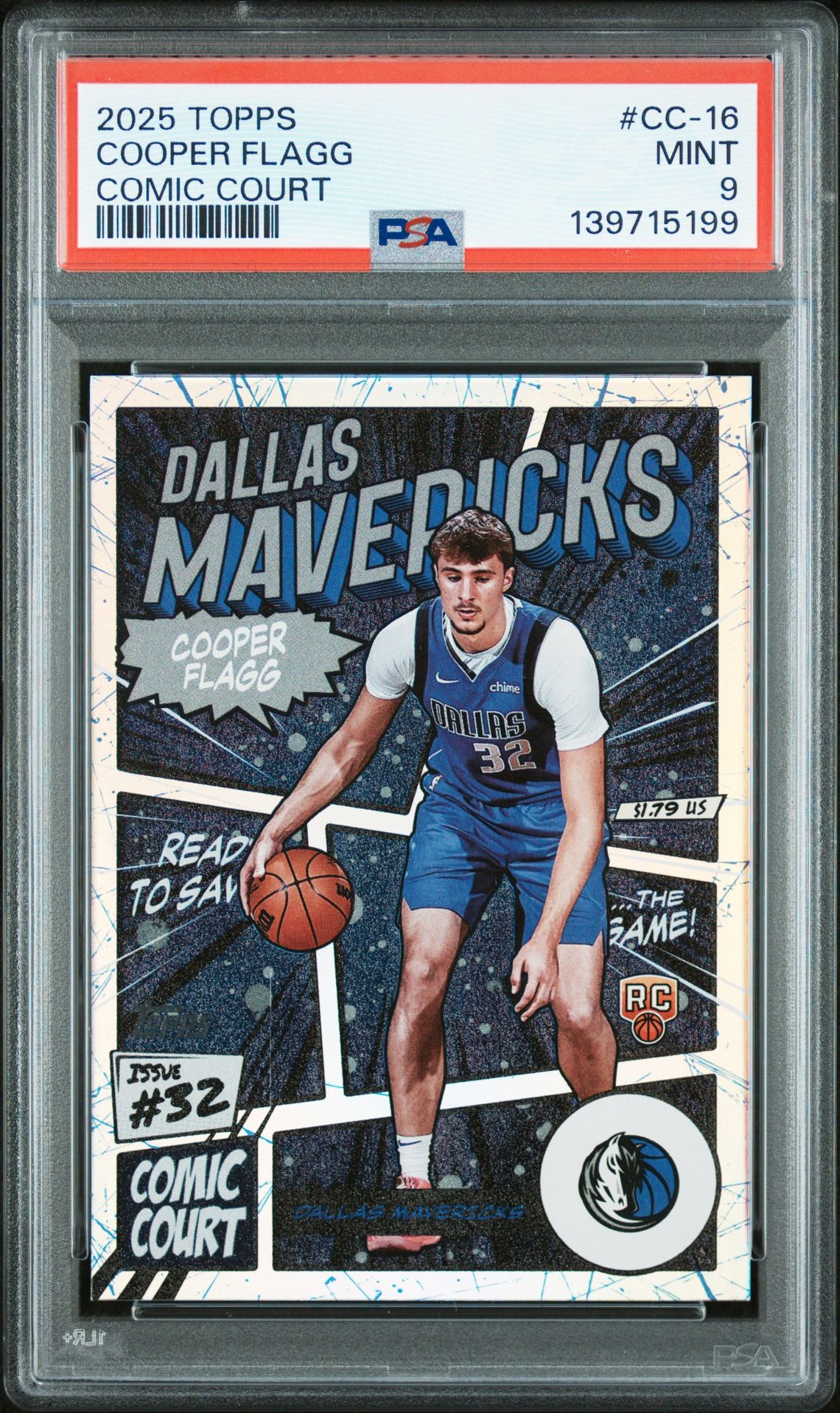 2025 Topps TOPPS COMIC COURT #CC-16 Cooper Flagg front
