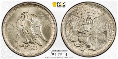 1935 50C Texas MS66
