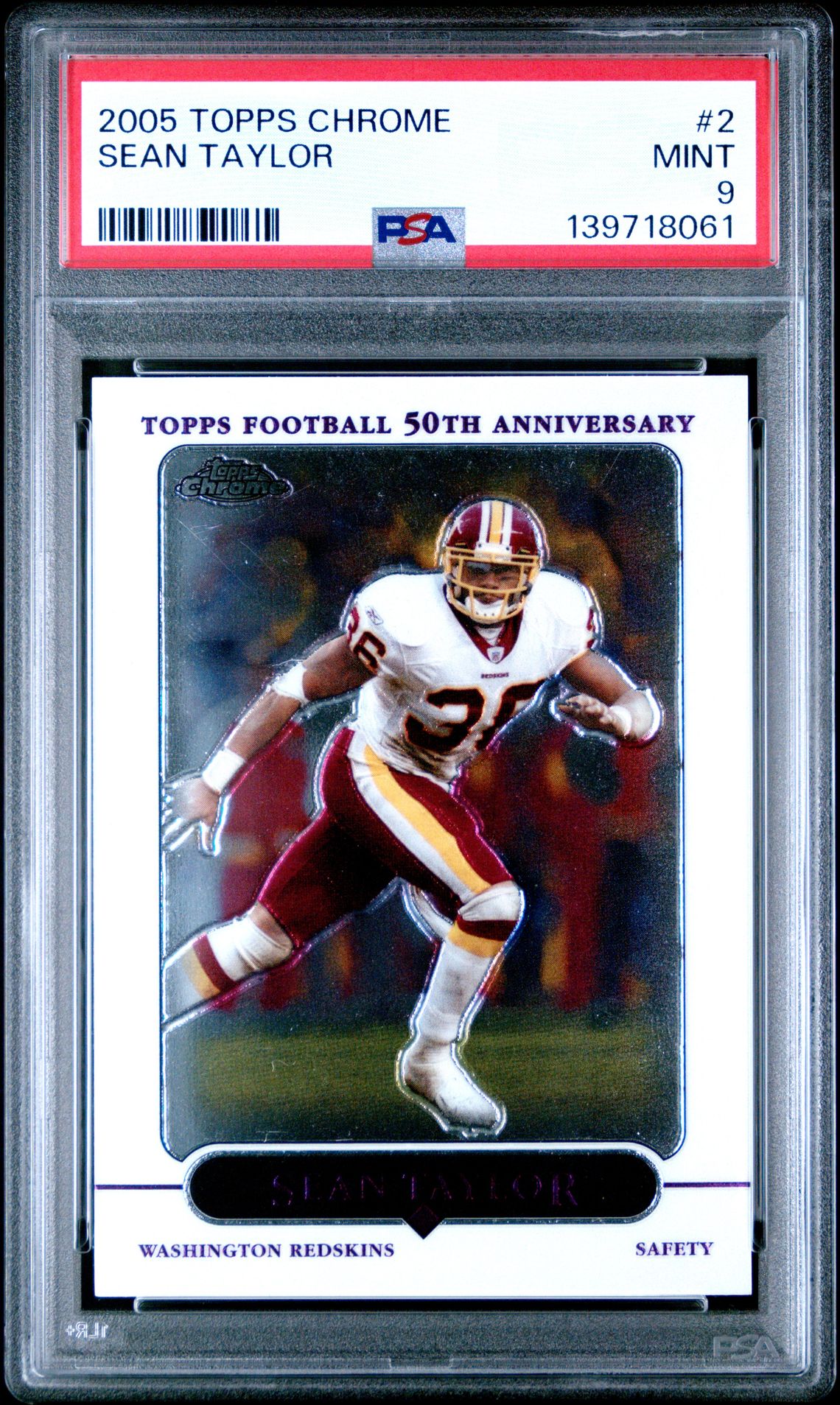 2005 Topps Chrome TOPPS CHROME #2 Sean Taylor front