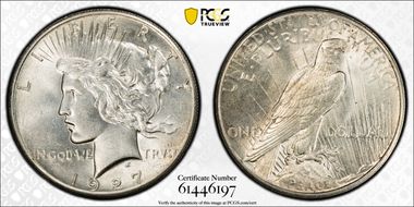 1927 $1 MS62