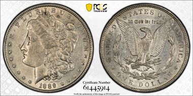 1889 $1 XF45
