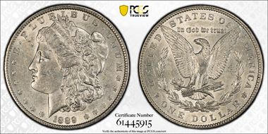 1889 $1 AU53