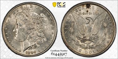 1890 $1 AU55