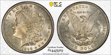 1896 $1 MS62