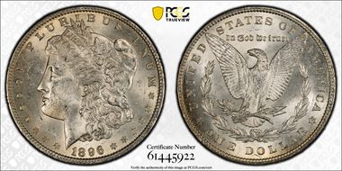 1896 $1 MS61