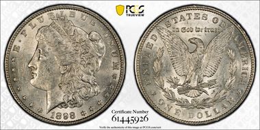 1898 $1 AU55