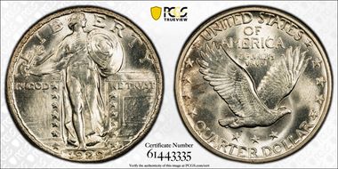 1929 25C MS64FH
