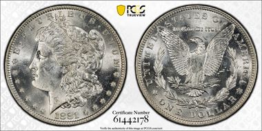 1881-O $1 MS62