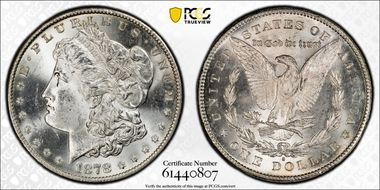 1878-S $1 MS64