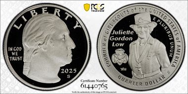 2025-S 25C Juliette Gordon Low Silver Limited Edition Proof Set - First Strike PR69DCAM