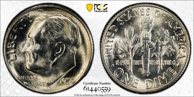 1954-S 10C No JS, FS-901 MS66FB