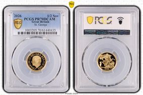 2026 1/2 Sov St. George PR70DCAM