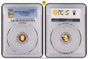 2026 1/4 Sov St. George PR69DCAM