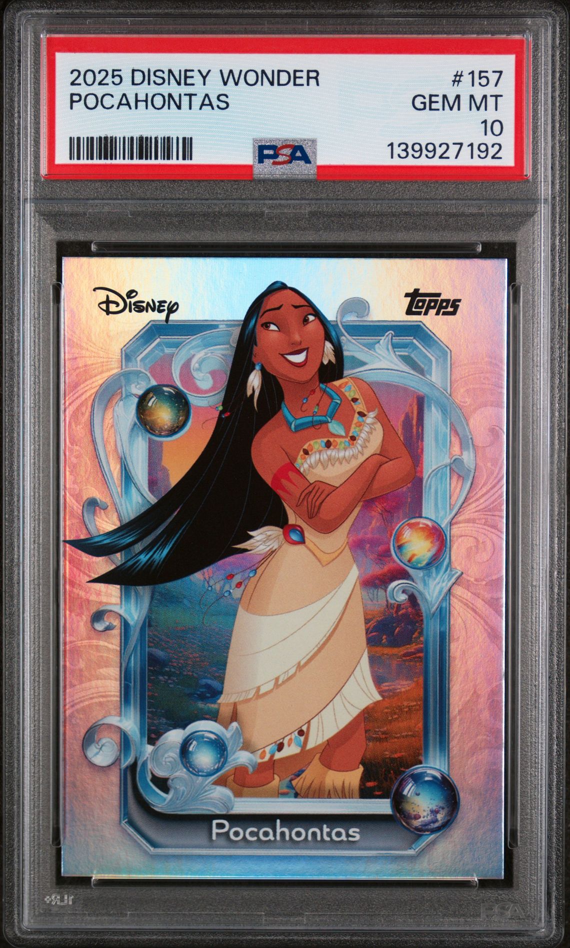 2025 Topps TOPPS DISNEY WONDER #157 Pocahontas front