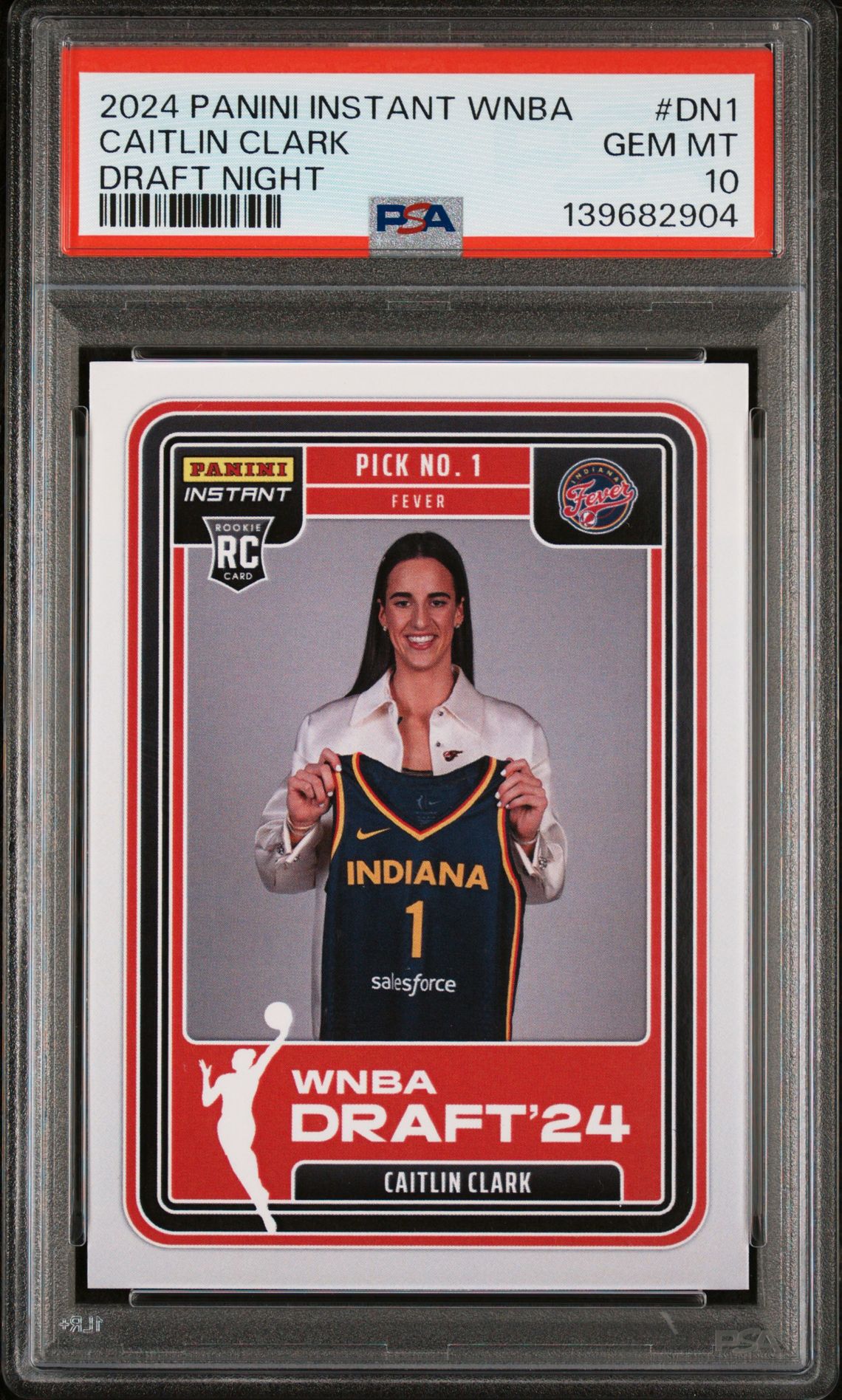 2024 Panini PANINI INSTANT WNBA DRAFT NIGHT #DN1 Caitlin Clark front