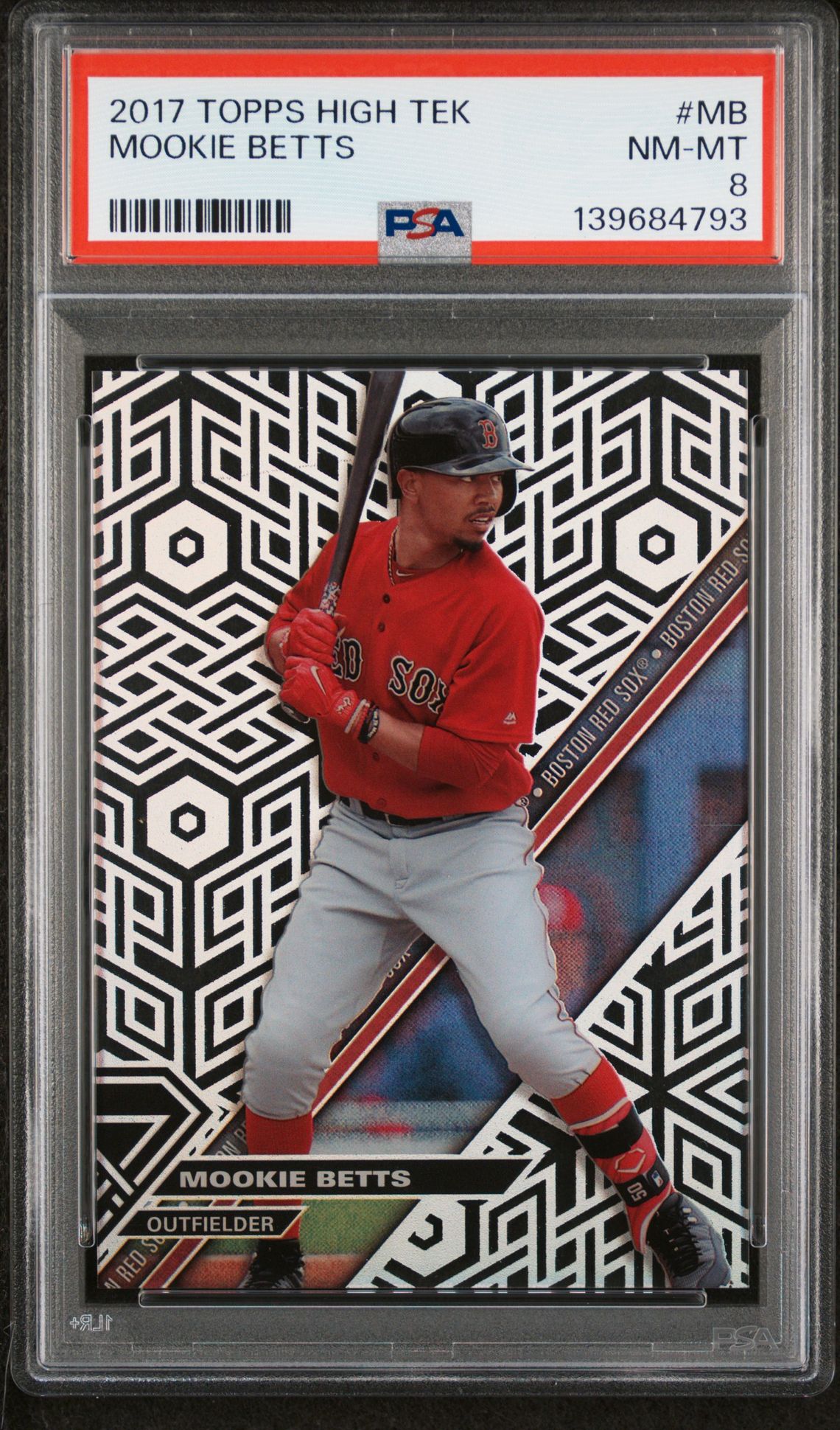 2017 Topps TOPPS HIGH TEK #MB Mookie Betts front