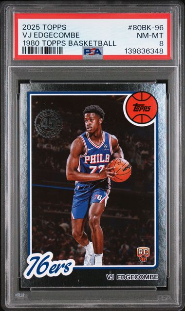 2025 Topps #80BK-96 Vj Edgecombe front