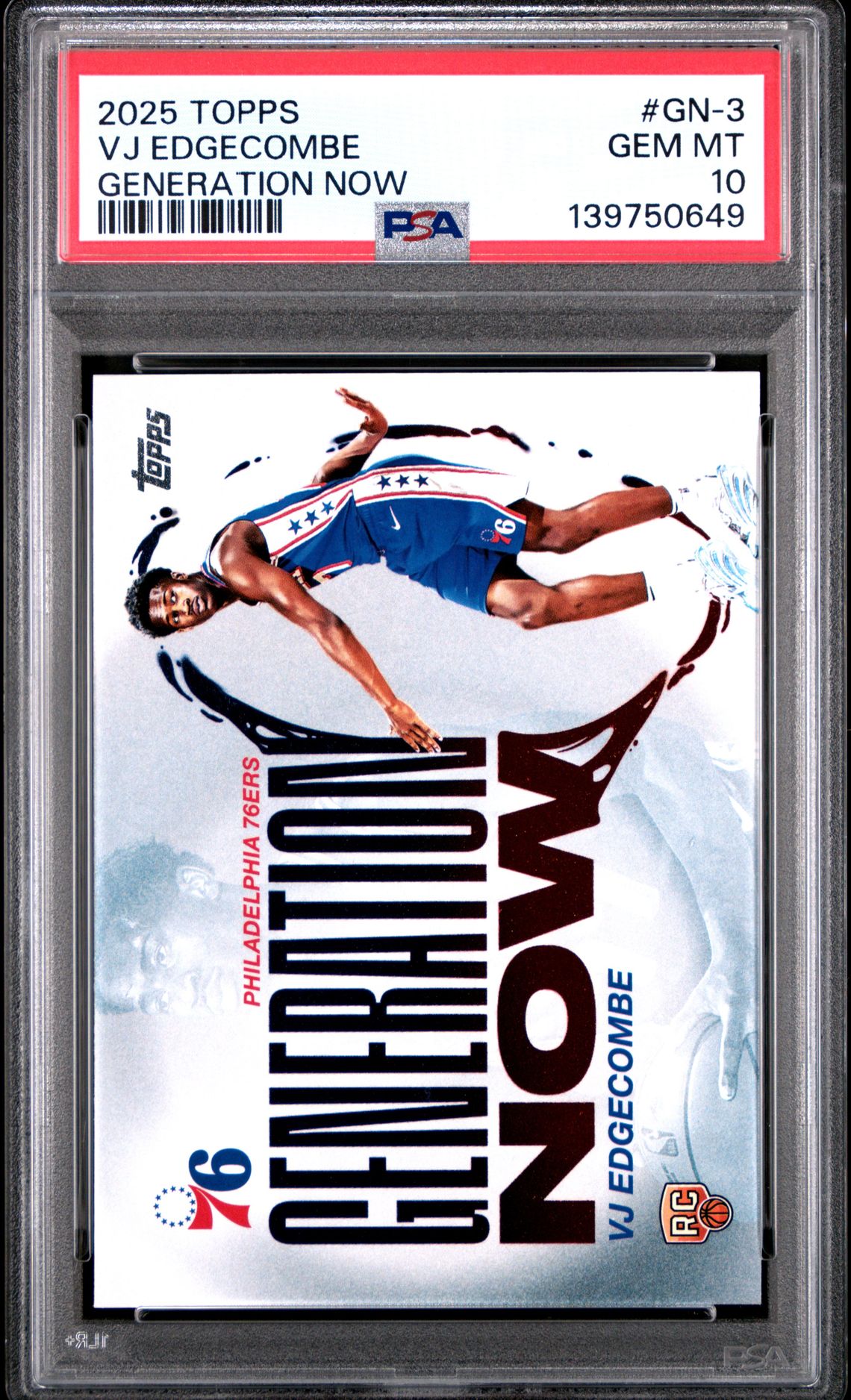 2025 Topps TOPPS GENERATION NOW #GN-3 Vj Edgecombe front