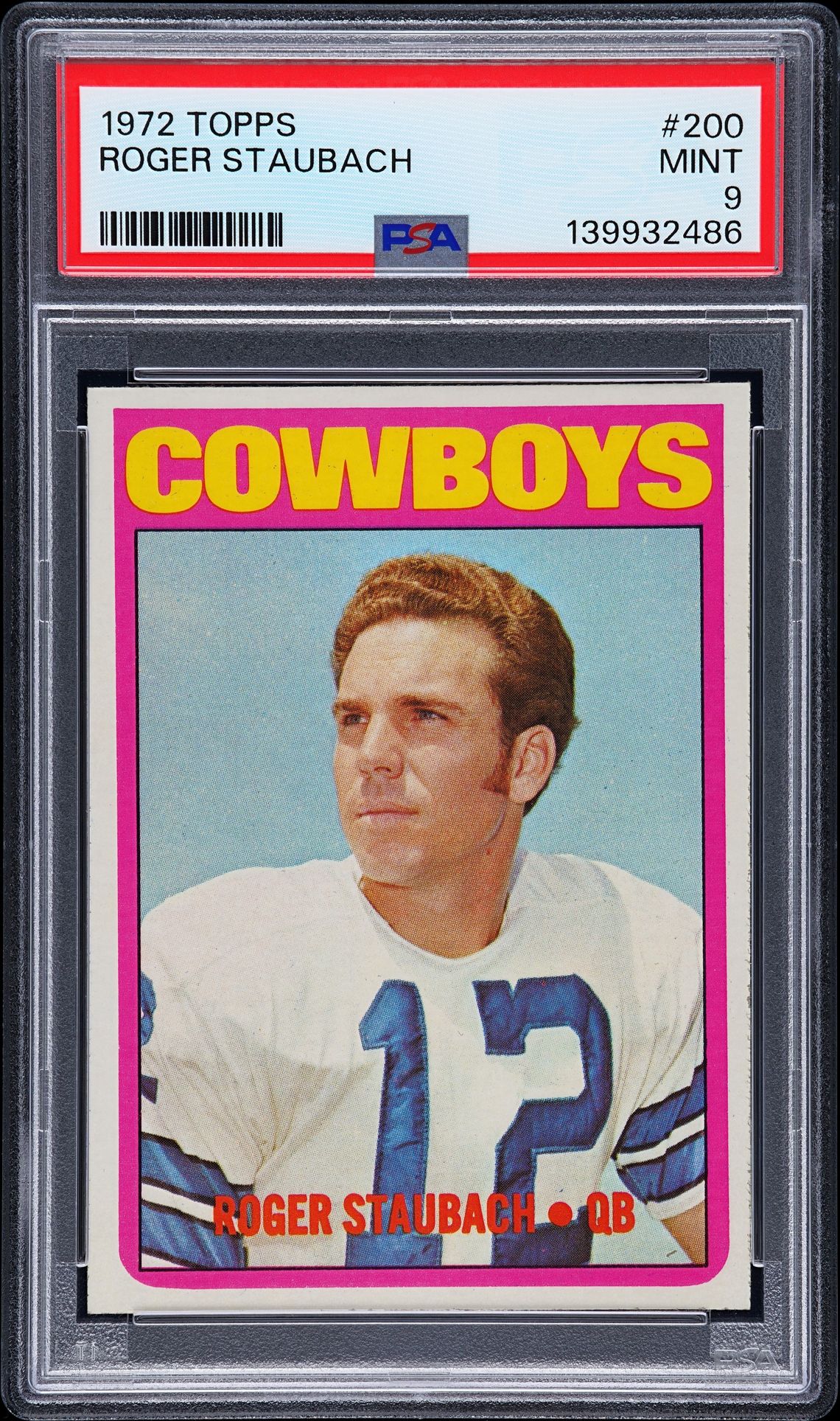 1972 Topps TOPPS #200 Roger Staubach front