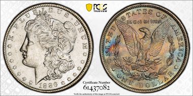 1886 $1 MS63