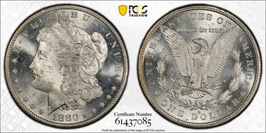 1880-S $1 MS65