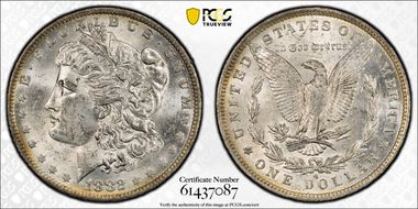 1882-O/S $1 Strong MS61