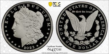 2023-S $1 Morgan Dollar PR70DCAM