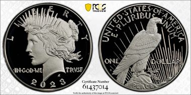 2023-S $1 Peace Dollar PR69DCAM
