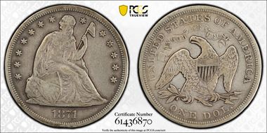 1871 $1 N1